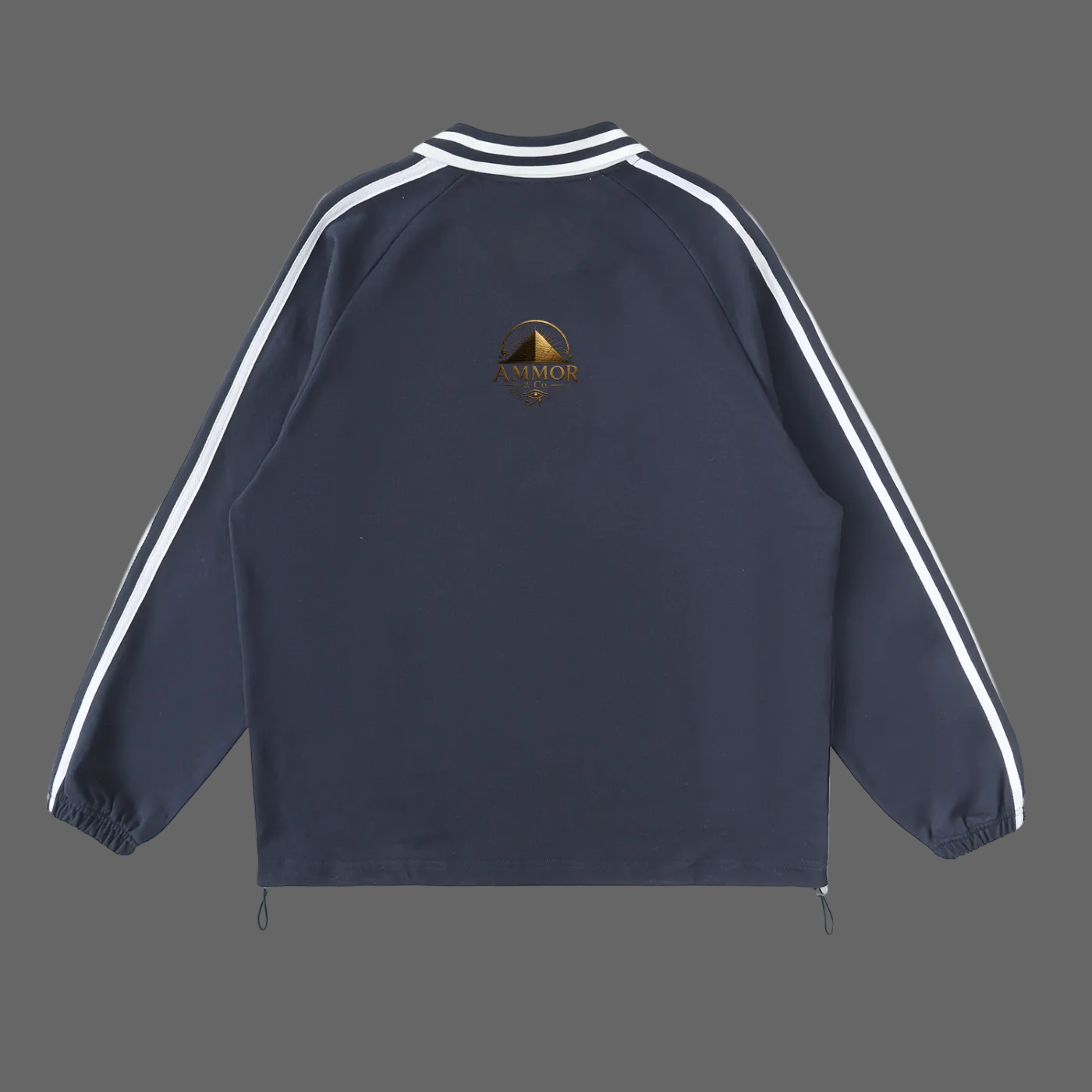 Nile Striped Lapel Sweatshirt | AMMOR&CO.