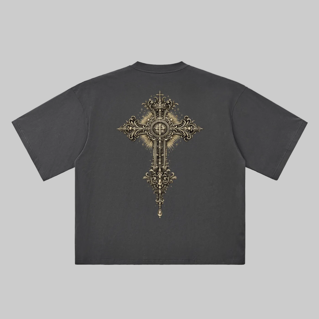 Holy Drip Cathedral Drop Shoulder Tee | AMMOR&CO.