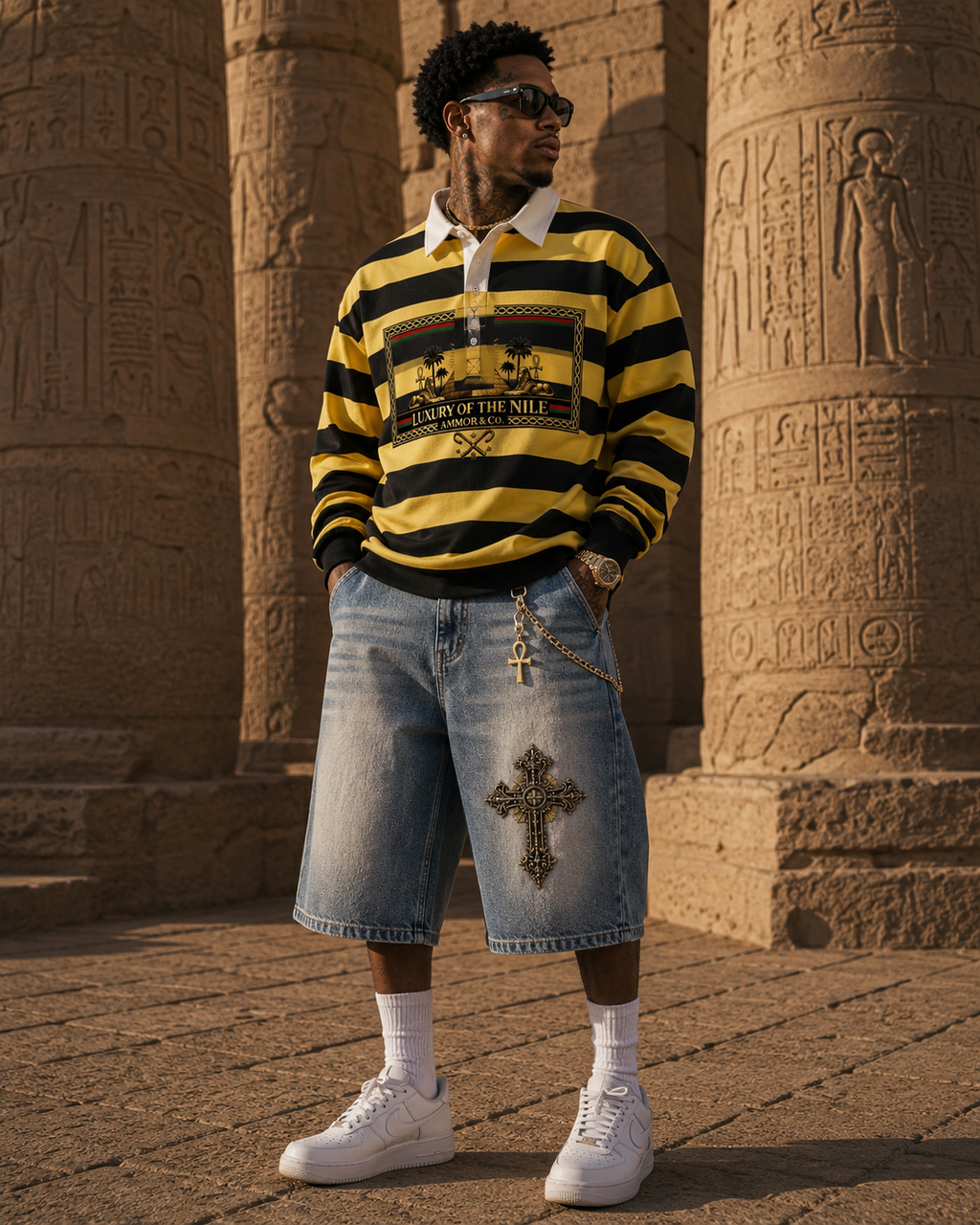 Nile Rugby Stripe Long Sleeve | AMMOR&CO.