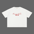 AMMOR & Co Signature Tee White - Egyptian Luxury Streetwear