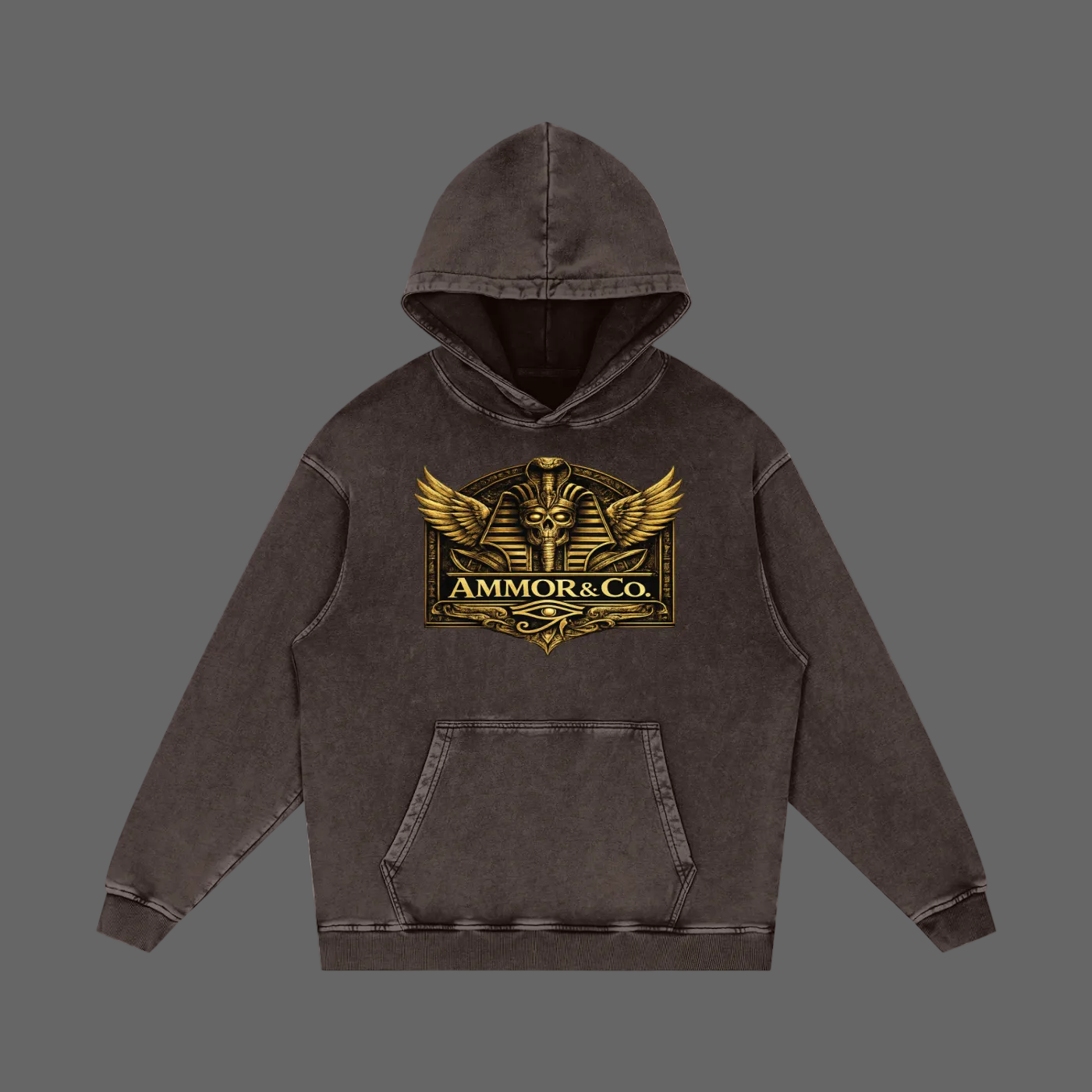 Gold Crest Pharaoh Hoodie | AMMOR&CO.