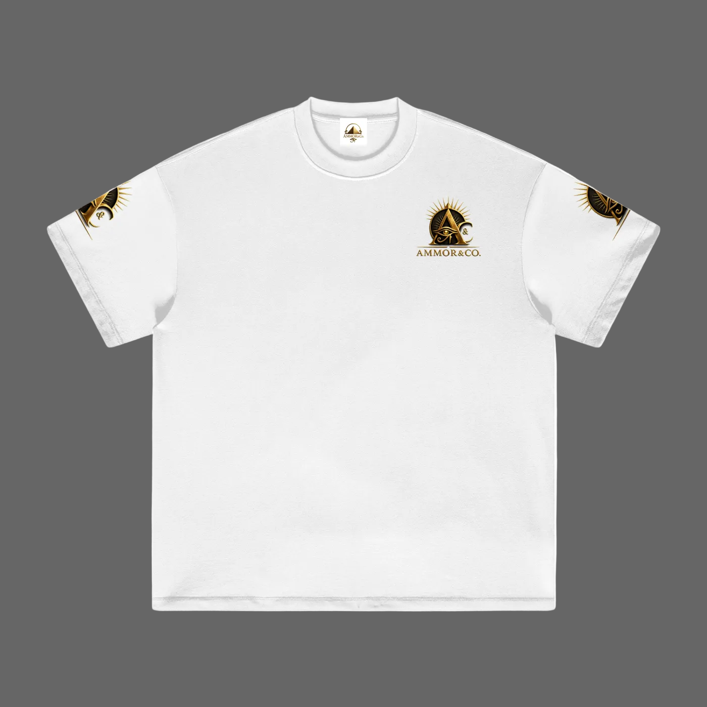 Heavyweight Earth Tone Boxy Tee | AMMOR&CO.