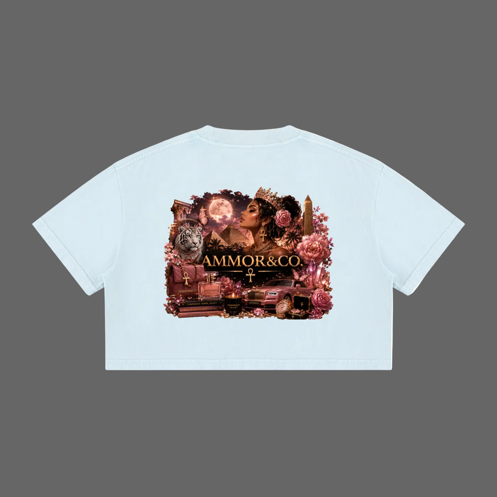 Mineral Wash Crop Tee — Women | AMMOR&CO.