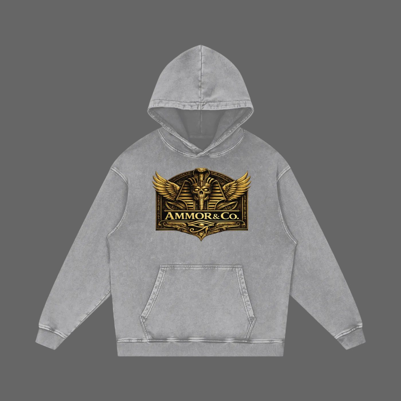 Pharaoh Dynasty Hoodie Stone colorway - AMMOR & Co