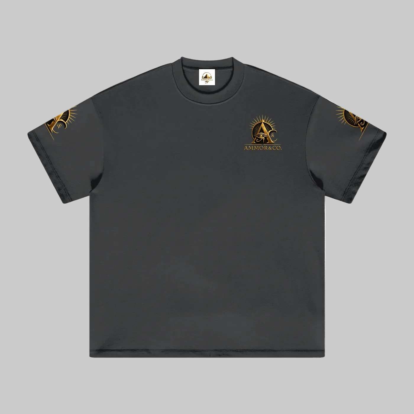 Heavyweight Earth Tone Boxy Tee | AMMOR&CO.
