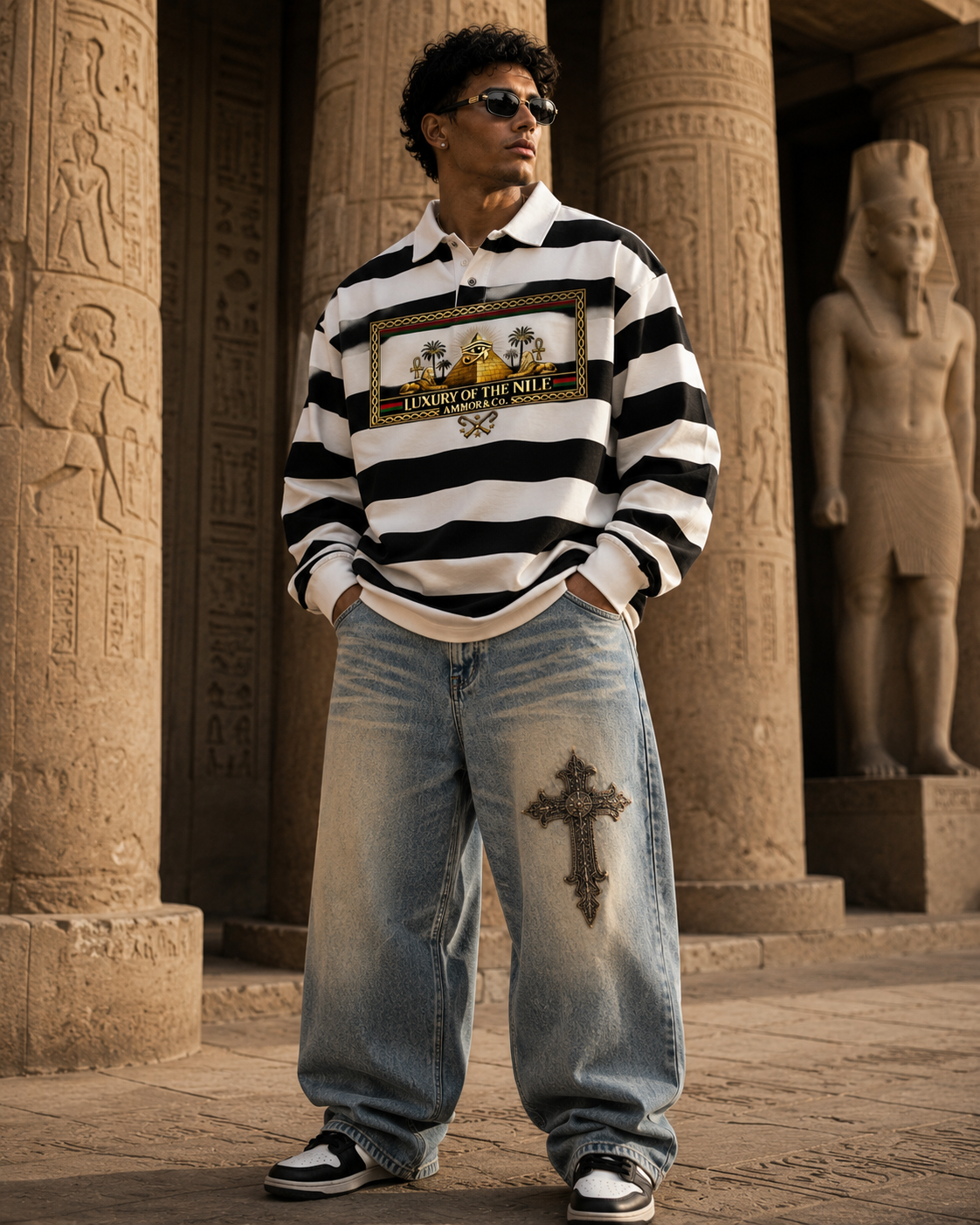 Nile Rugby Stripe Long Sleeve | AMMOR&CO.