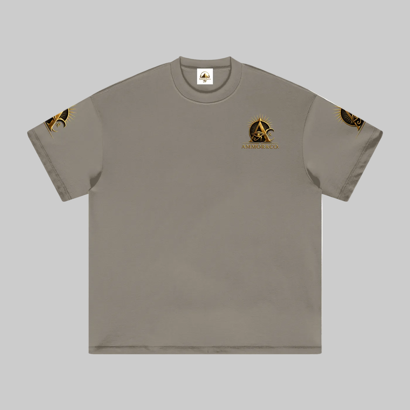 Heavyweight Earth Tone Boxy Tee | AMMOR&CO.