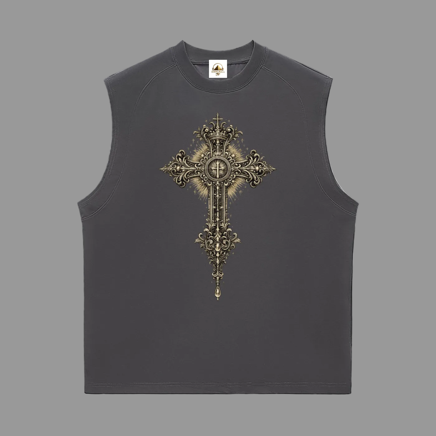Holy Drip Sorona Cooling Tank Top Dark Gray - AMMOR & Co