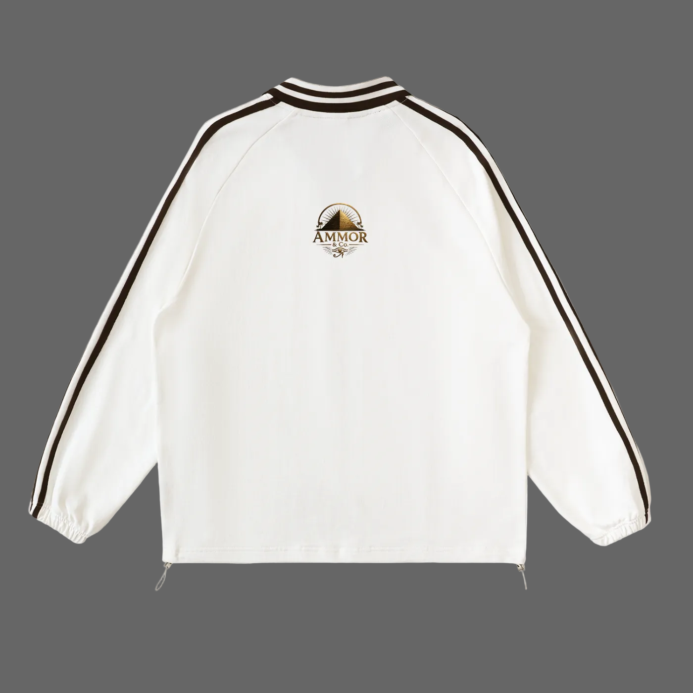 Nile Striped Lapel Sweatshirt | AMMOR&CO.