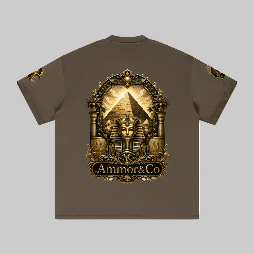 Heavyweight Earth Tone Boxy Tee | AMMOR&CO.