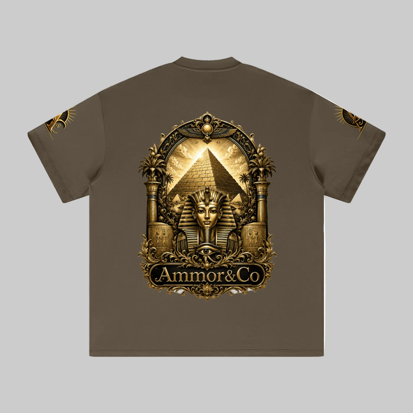 Heavyweight Earth Tone Boxy Tee | AMMOR&CO.