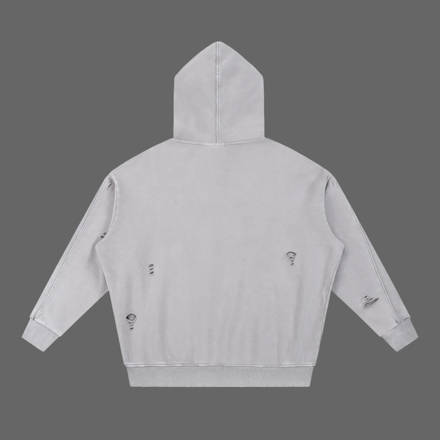 Luxury of the Nile Distressed Washed Hoodie Mocha colorway - AMMOR & Co