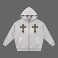 Holy Drip Sunfade Two-Way Zip Hoodie | AMMOR&CO.