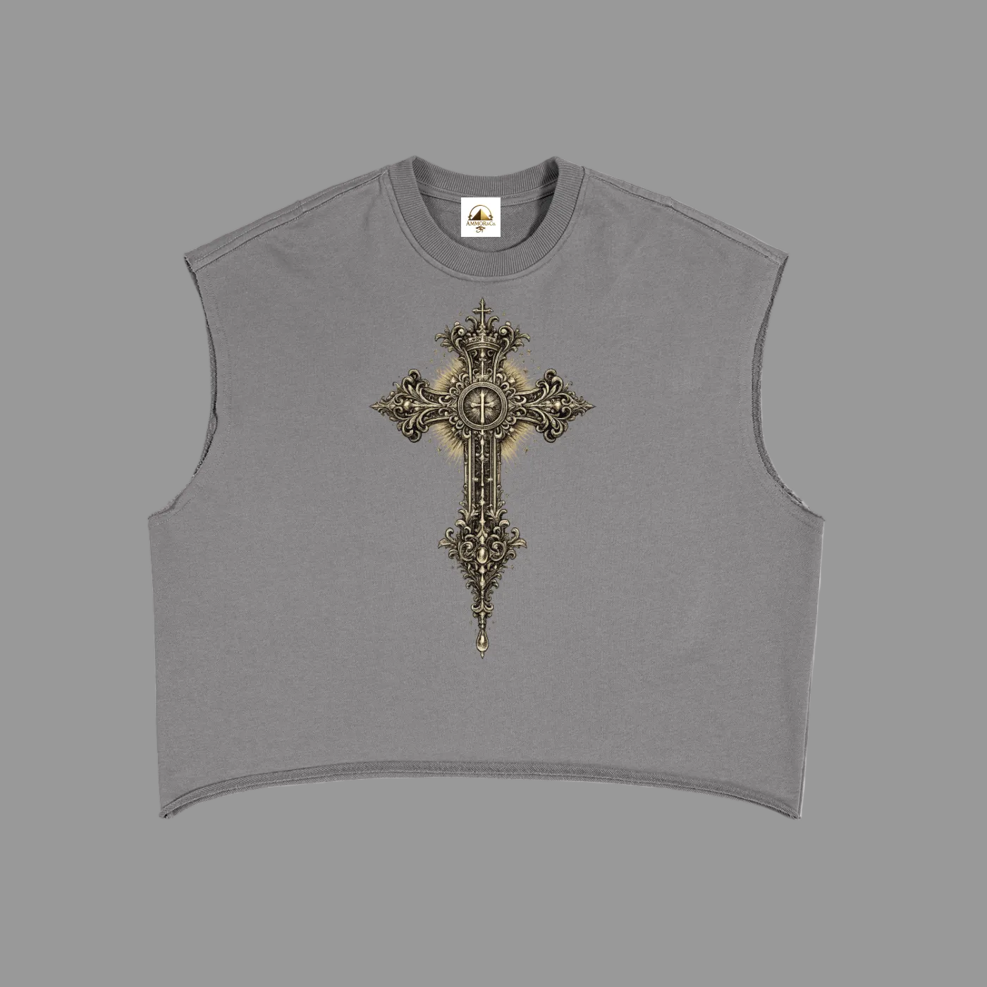 Holy Drip French Terry Boxy Tank — AMMOR&Co
