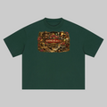 Dynasty Boxy Oversized Tee back view Mild Apricot - AMMOR & Co