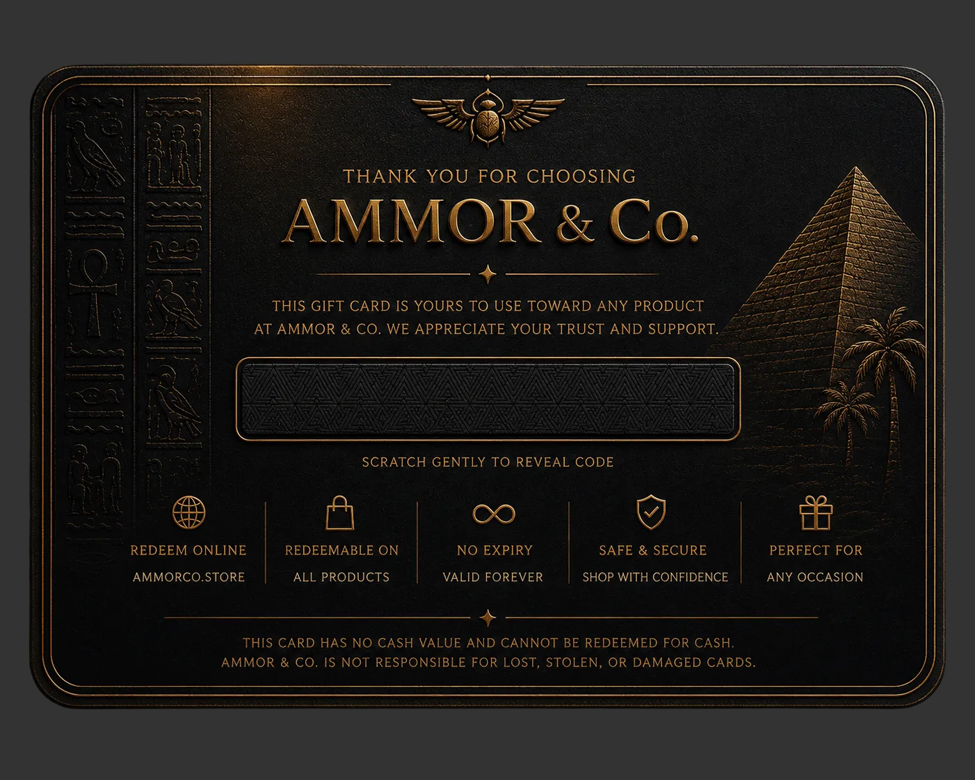 Ammor&Co Luxury Gift Card