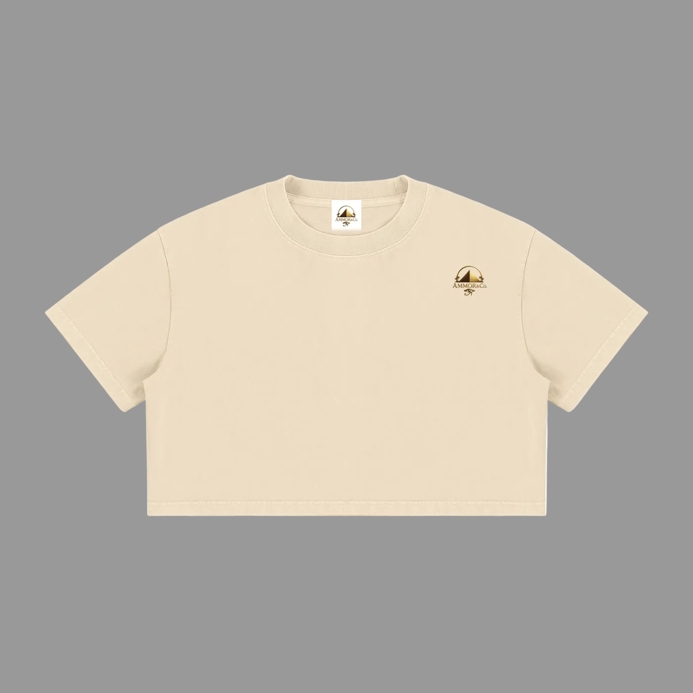 Mineral Wash Crop Tee — Women | AMMOR&CO.