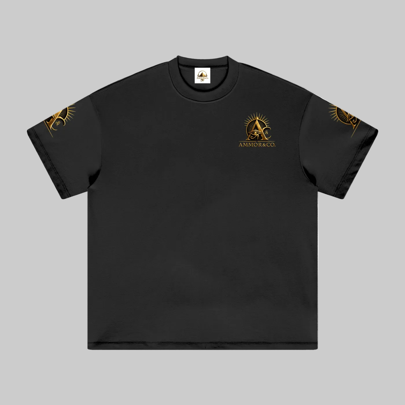 Heavyweight Earth Tone Boxy Tee | AMMOR&CO.