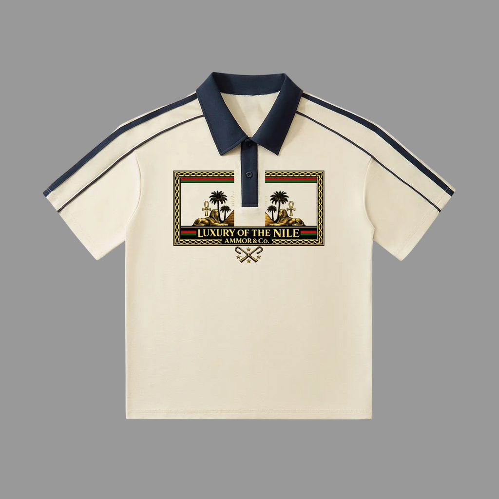 Luxury of the Nile Polo White colorway - AMMOR & Co