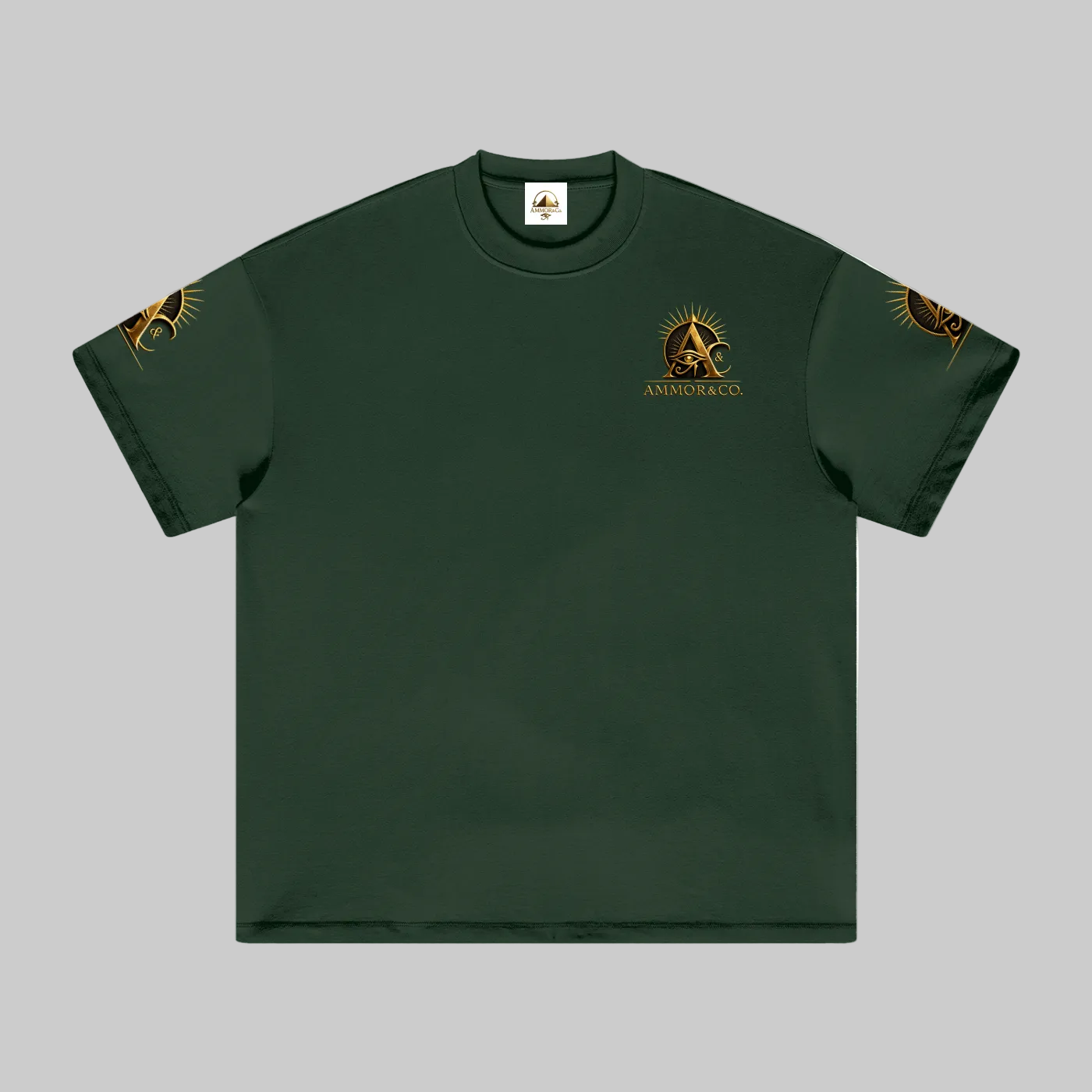 Heavyweight Earth Tone Boxy Tee | AMMOR&CO.
