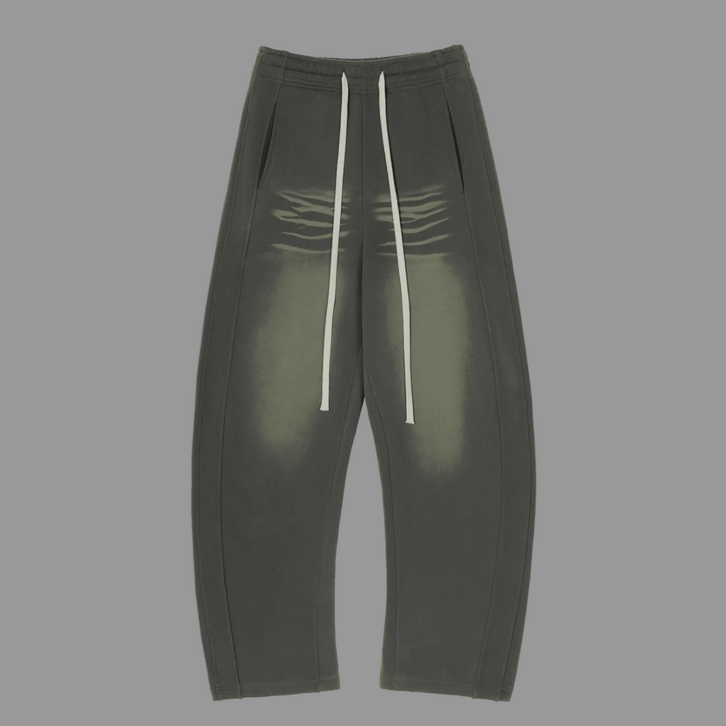 Sunfade Curved Blade Fleece Sweatpants back view - AMMOR & Co