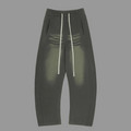Sunfade Curved Blade Fleece Sweatpants back view - AMMOR & Co