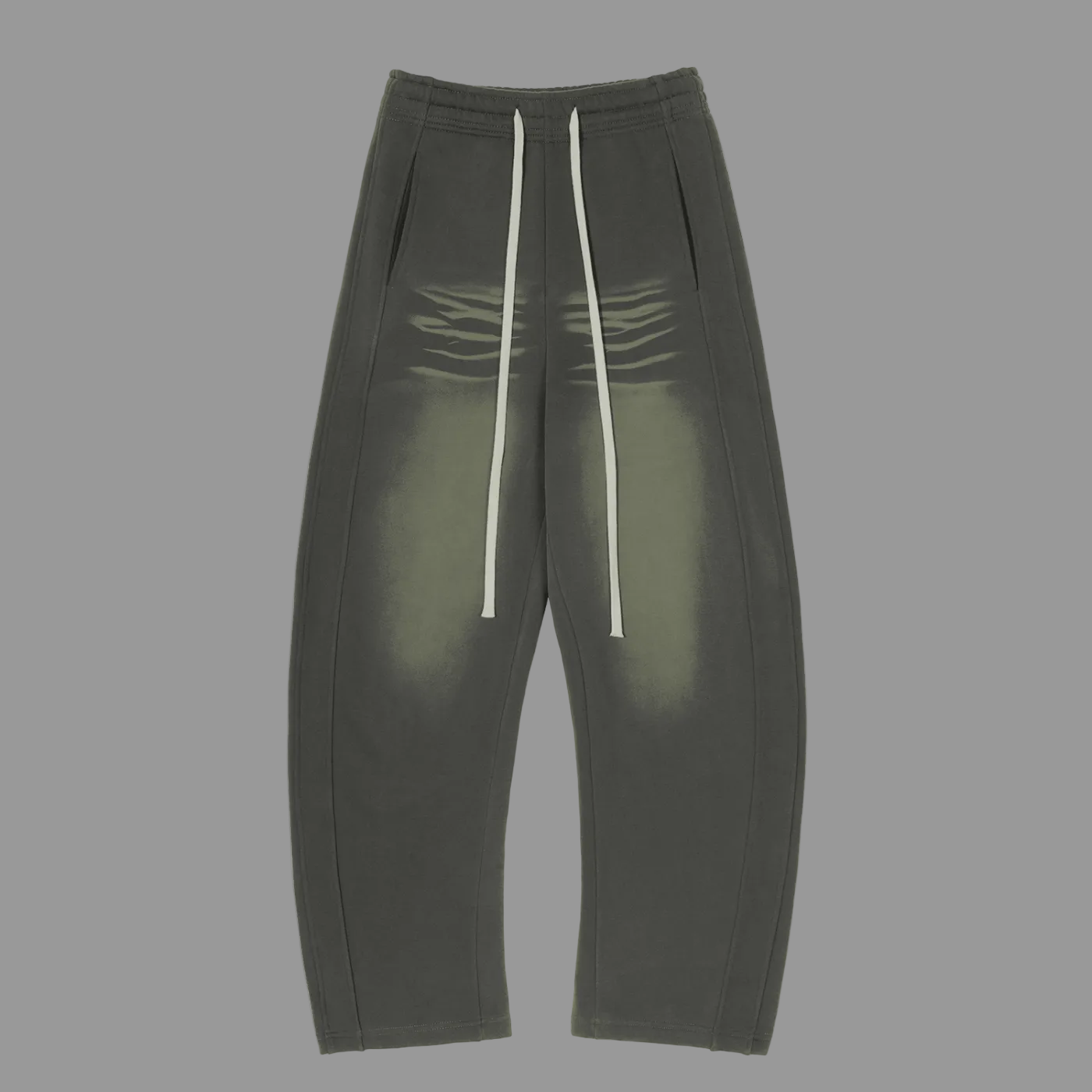 Sunfade Curved Blade Fleece Sweatpants back view - AMMOR & Co