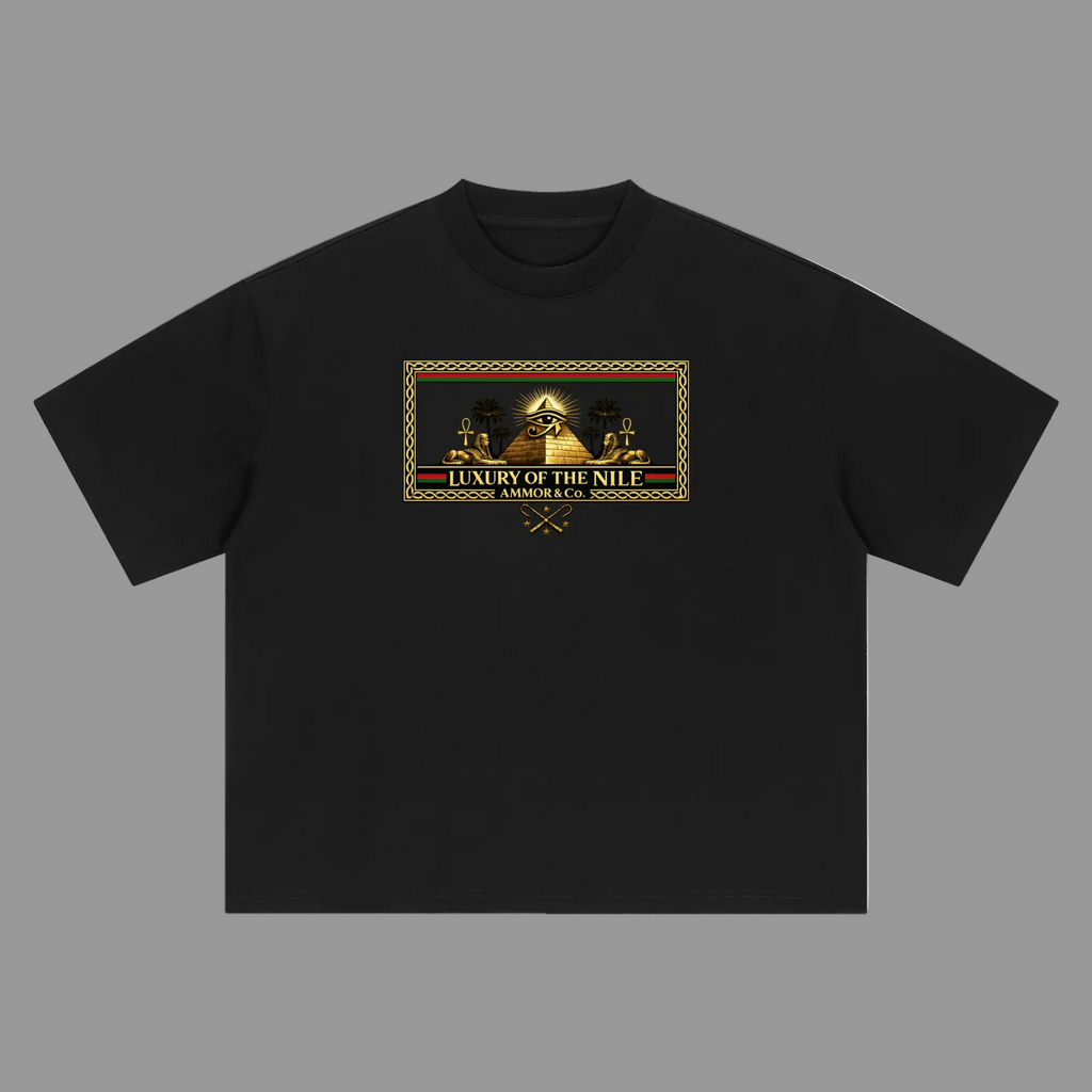 Luxury of the Nile Oversized Tee Sand - AMMOR & Co