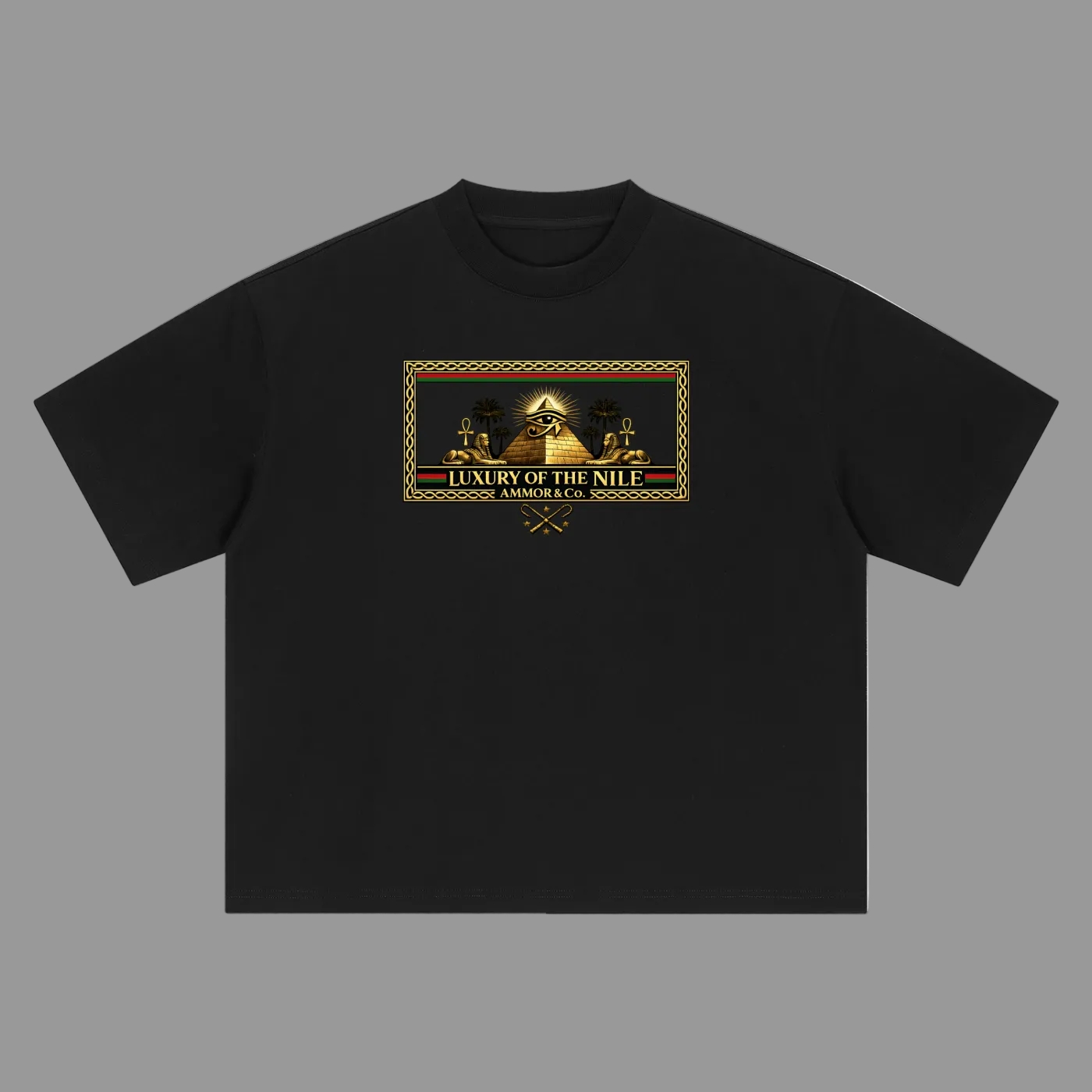 Luxury of the Nile Oversized Tee Sand - AMMOR & Co