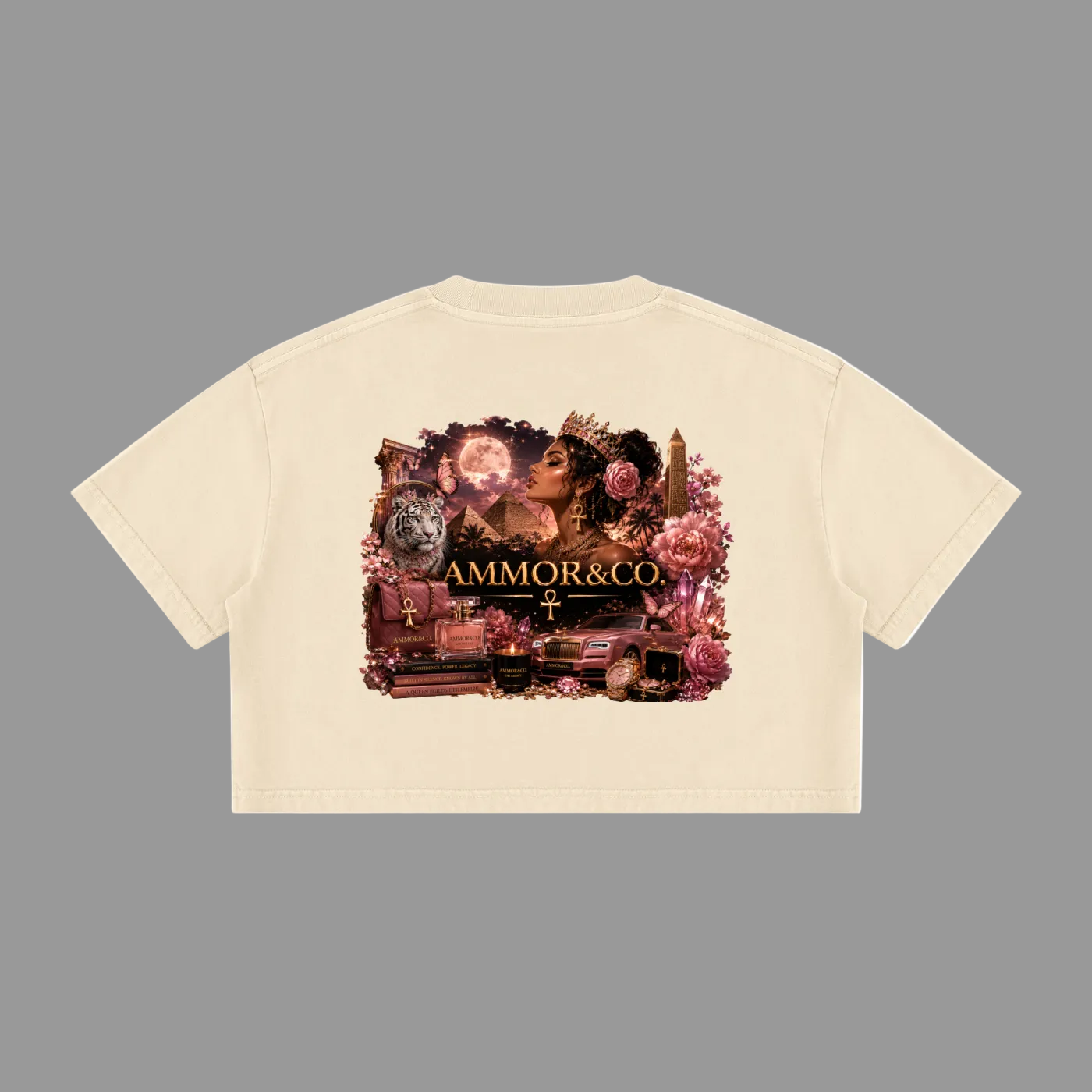 Mineral Wash Crop Tee — Women | AMMOR&CO.