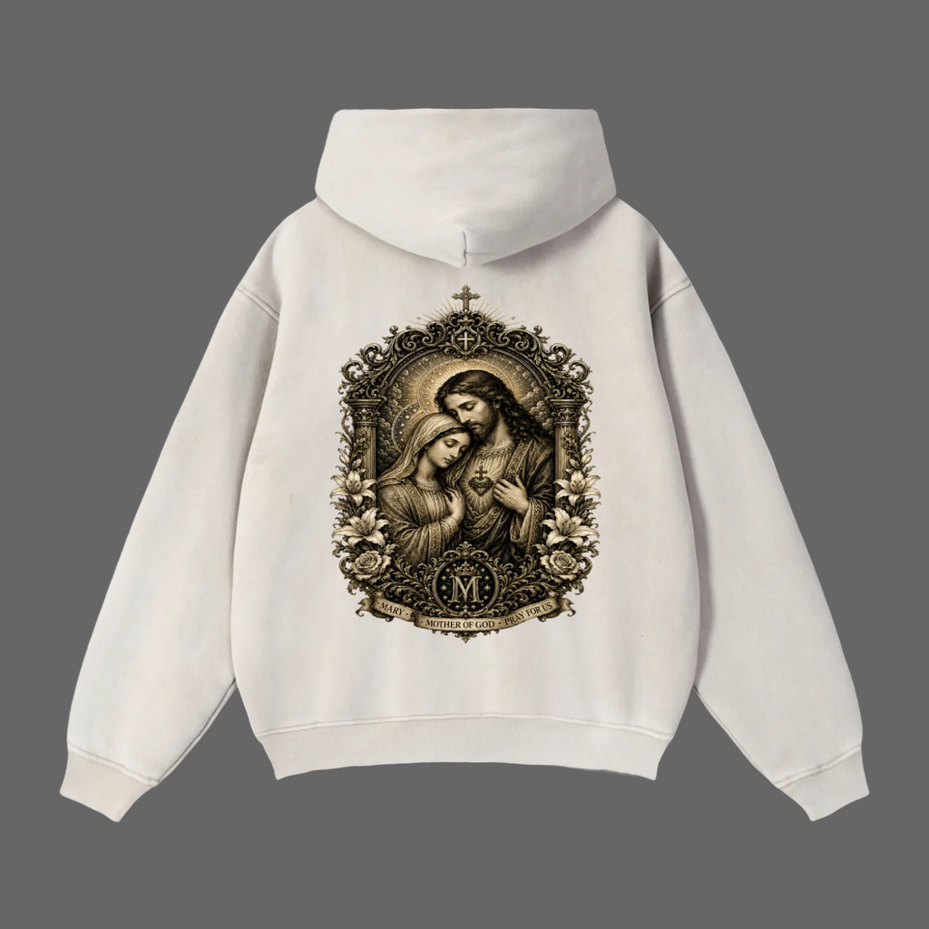 Holy Drip Zip-Through Boxy Fleece Hoodie | AMMOR&CO.